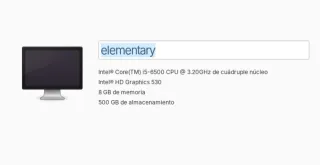 Torre Compaq i5-6500 8GB RAM 500GB HDD