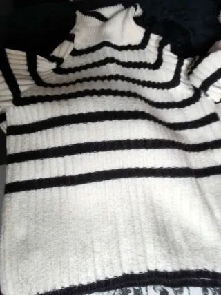 Conjunto de Jersey rayas y dos faldas