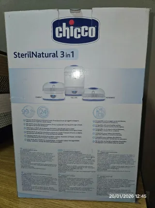Esterilizador Chicco SterilNatural 3 em 1