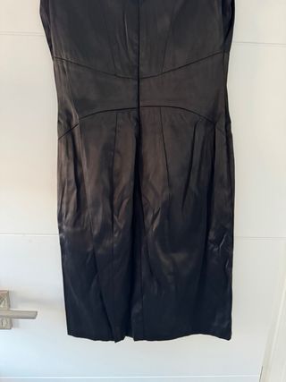 Vestido Negro y Blanco Celopwoman Talla S