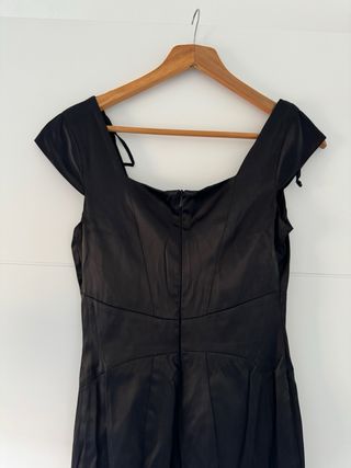 Vestido Negro y Blanco Celopwoman Talla S