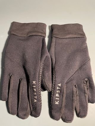 Guantes Kipsta negros felpados