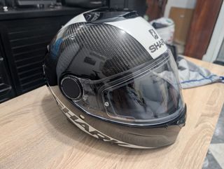 Casco Moto Shark Spartan Carbon 1.2 + extra visera