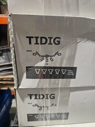 Lámpara Techo TIDIG IKEA 5 Focos