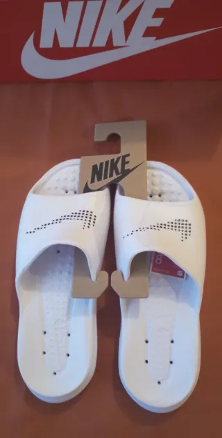 Chanclas Nike Unisex Blancas Talla 41