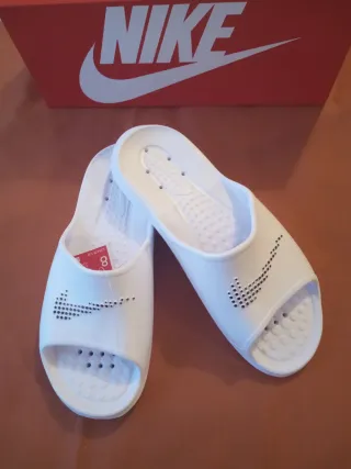 Chanclas Nike Unisex Blancas Talla 41