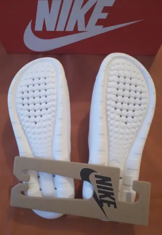 Chanclas Nike Unisex Blancas Talla 41