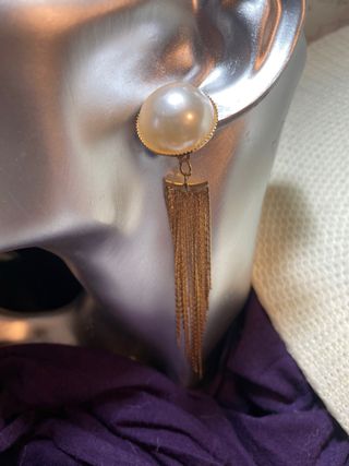 Pendientes perla dos en uno Malena Bonita