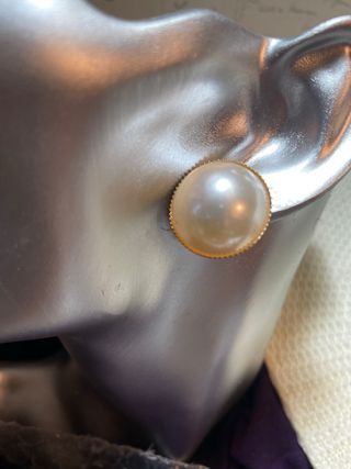 Pendientes perla dos en uno Malena Bonita