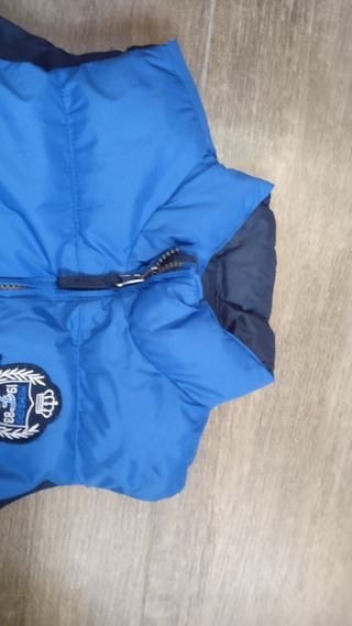 Chaleco reversible niño azul