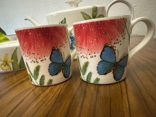 Tazas Villeroy & Boch Amazonia Mariposas