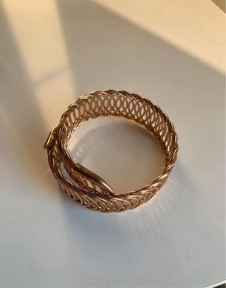 Pulsera unisex dorada