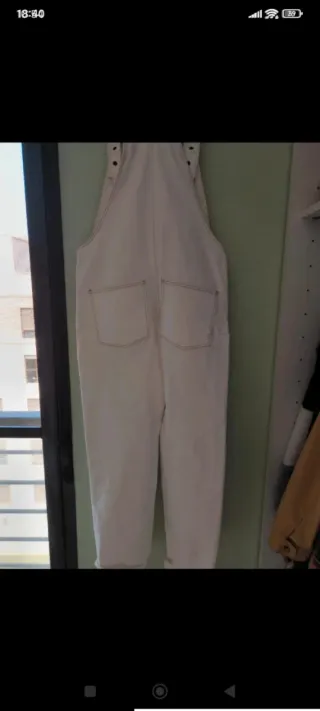 Peto vaquero blanco con estampado