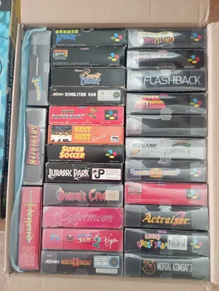 Colección Super Nintendo + Juegos