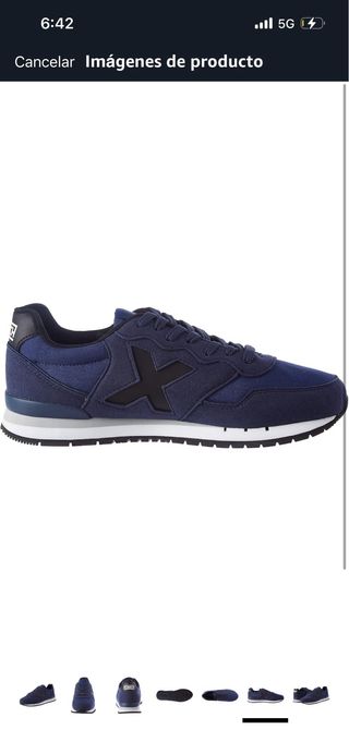 Zapatillas Munich Hombre Azul/Negro talla 43