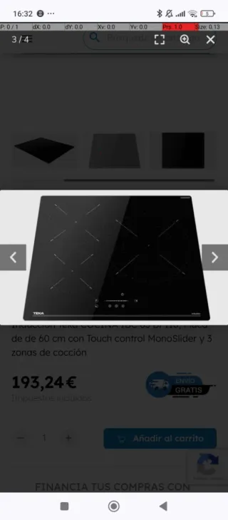 Placa de inducción Teka a estrenar en caja