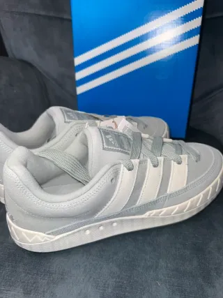 Adidas Scarpe Uomo Taglia 42 Grigio Bianco