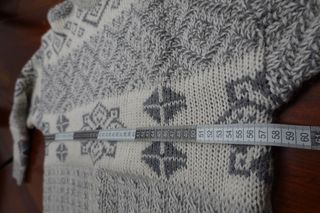 Jersey Lana Vintage Italiano 90s Nordic Oversize