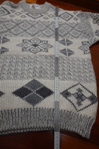 Jersey Lana Vintage Italiano 90s Nordic Oversize