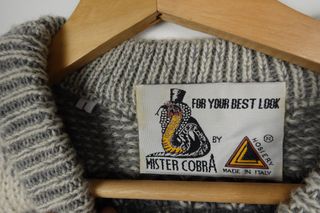 Jersey Lana Vintage Italiano 90s Nordic Oversize