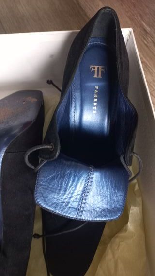Zapatos de tacón Farrutx negros