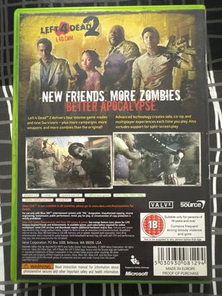 Left 4 Dead 2 Xbox 360
