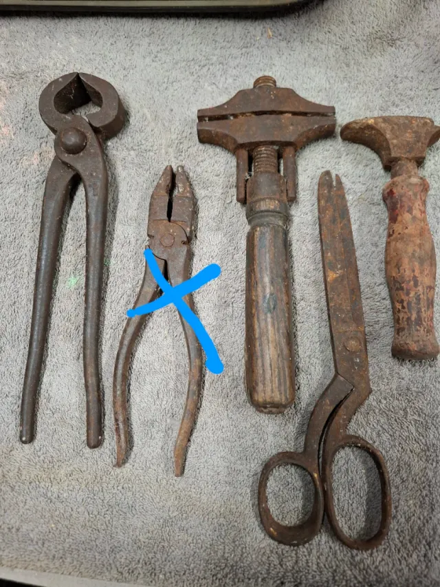 Caja Herramientas Antiguas Principios Siglo XX