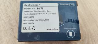 Caja de aluminio Geekworm para Raspberry Pi 4