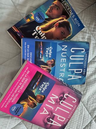 Libros de la trilogía de culpables