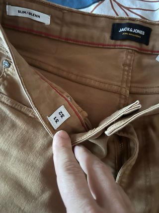 Pantalones Jack & Jones Marrones Talla 31-32
