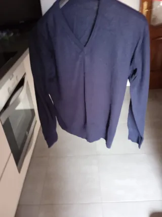 Jersey hombre azul talla L. Sin marca