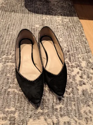 Parfois Zapatos Planos Negros Mujer