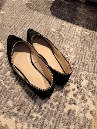 Parfois Zapatos Planos Negros Mujer