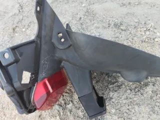 Portamatrículas Hyosung Negro