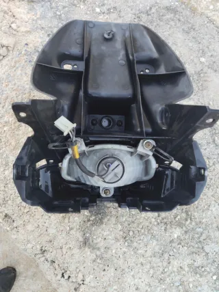 Portamatrículas Hyosung Negro