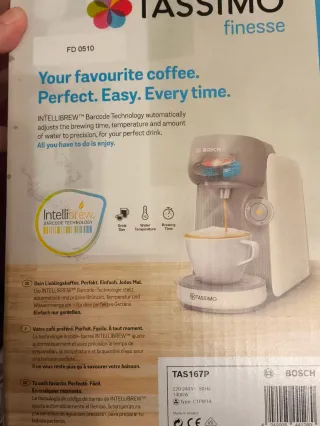 Cafetera Bosch Tassimo Finesse