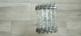 Perchas de metal con pinzas (pack 10)