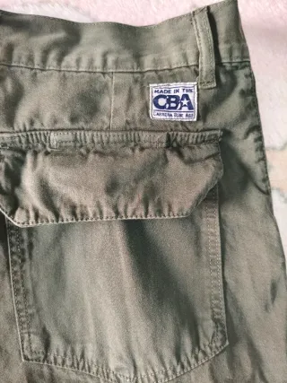 Bermudas carrera vintage de hombre verdes