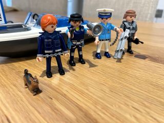 Barco Policía Aduanas Playmobil