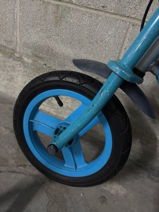 Bici sin pedales azul