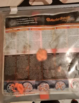 Cadenas para nieve de tela