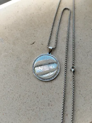 Colgante 7 Arcángeles con Cadena y Pedrería