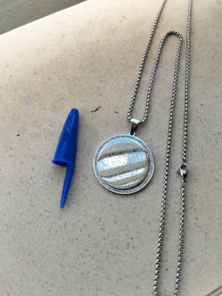 Colgante 7 Arcángeles con Cadena y Pedrería