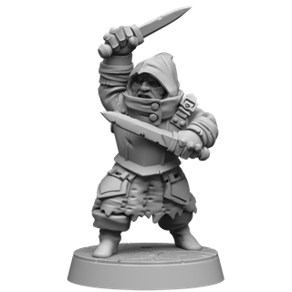 Figura Picaro Dagas D&D