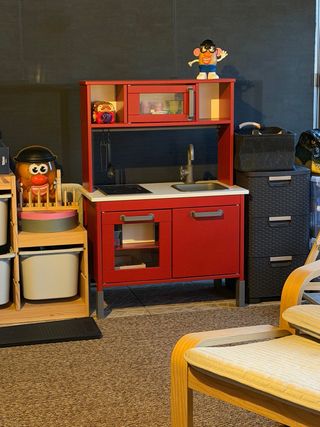 Cocinita de Juguete Roja