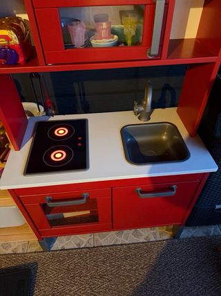 Cocinita de Juguete Roja