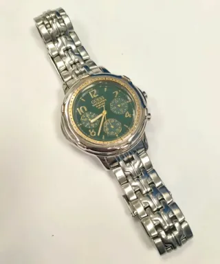 Orologio Guess Vintage Chrono Quadrante Verde