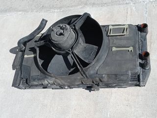 Radiador Audi 100 C3 con ventilador y cubierta