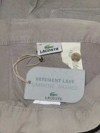 Pantalones Lacoste Verde Oliva