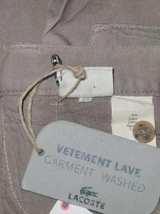 Pantalones Lacoste Verde Oliva